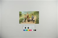 藏品(日治明信片：狩獵的蕃人青年)的圖片